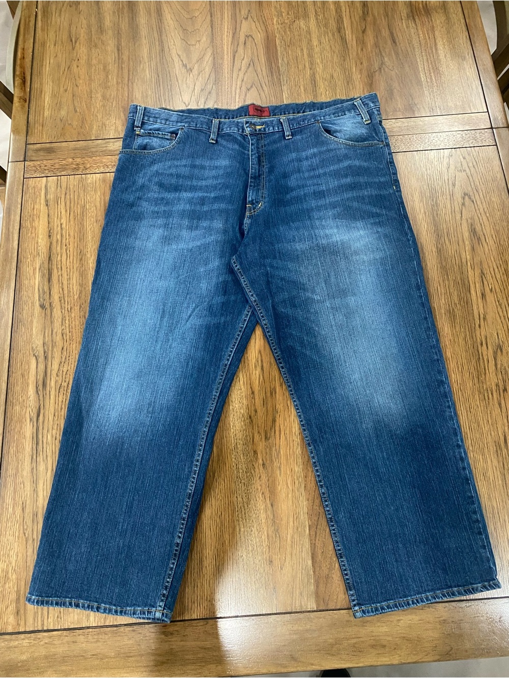 The Foundry Supply Co. Men's Blue Relaxed Straight Jeans
